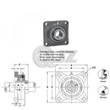 20 mm Square Flange Units Cast Iron UCFS204 Mounted Bearing UC204 + FS204 QTY:1