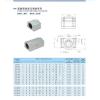 SCS8LUU 8mm Linear motion ball slide units bearing block Al Rail guide shaft CNC