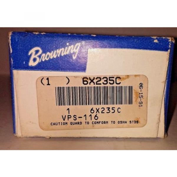 BROWNING BEARING UNITS VPS-116 DATE 6/15/91 CAST IRON, 2 BOLT-BASE, PILLOW BLOCK #2 image