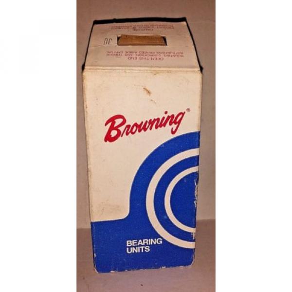 BROWNING BEARING UNITS VPS-116 DATE 6/15/91 CAST IRON, 2 BOLT-BASE, PILLOW BLOCK #4 image