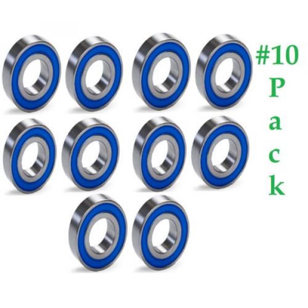 (10 Units) 6200-2RS C3 Premium Ball Bearing 10X30X9  ZSKL #1 image