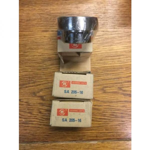 3 New in box FS Bearing Units # SA-205-16 Sealed ball bearing #2 image